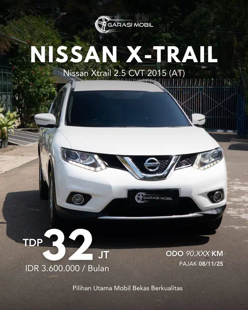 Nissan Xtrail 2.5 CVT 2015 (AT)
