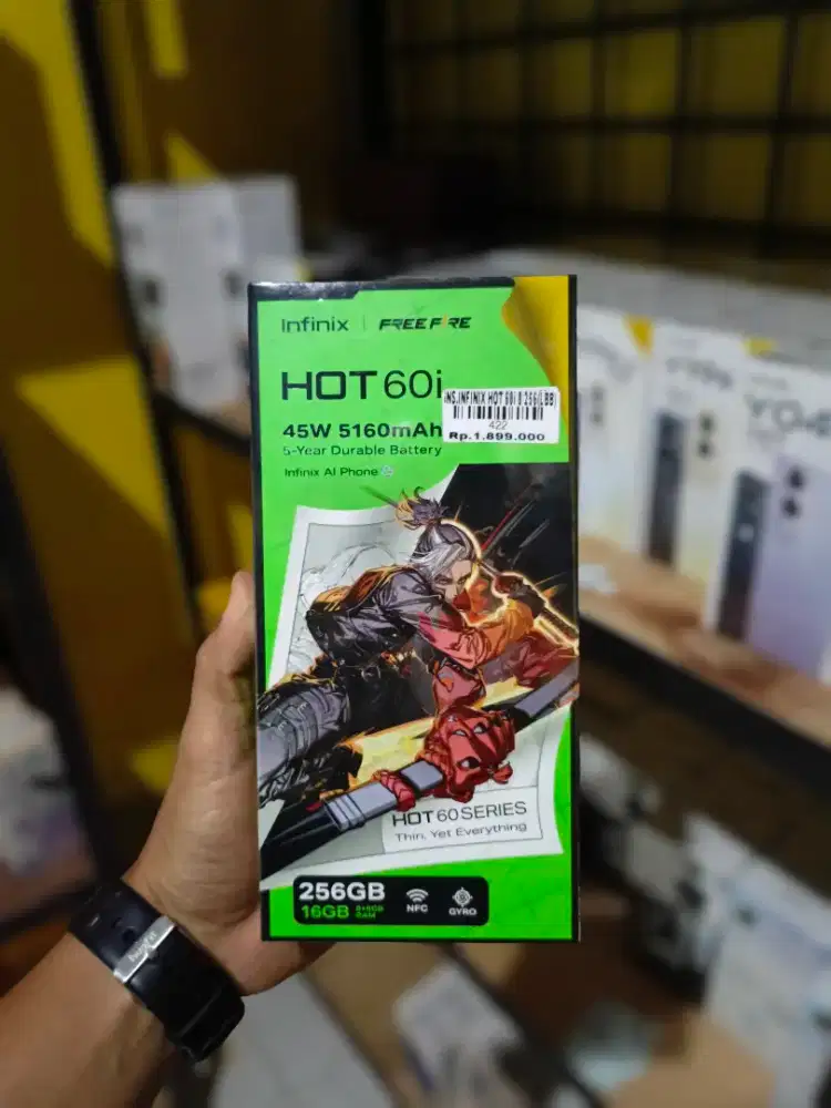 INFINIX HOT 60I 16/256GB 'ATLANTIS DAHSYAT'
