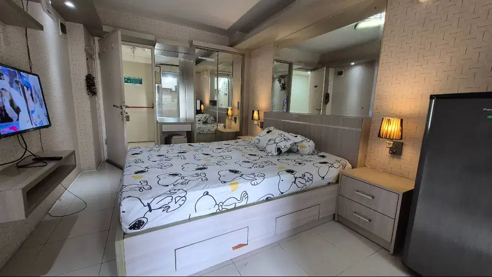 DIJUAL Apartemen Kalibata Tower PALEM Studio Furnished view POOL - SHM