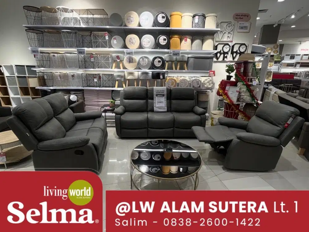 NATHAN SOFA SET RECLAIN SELMA