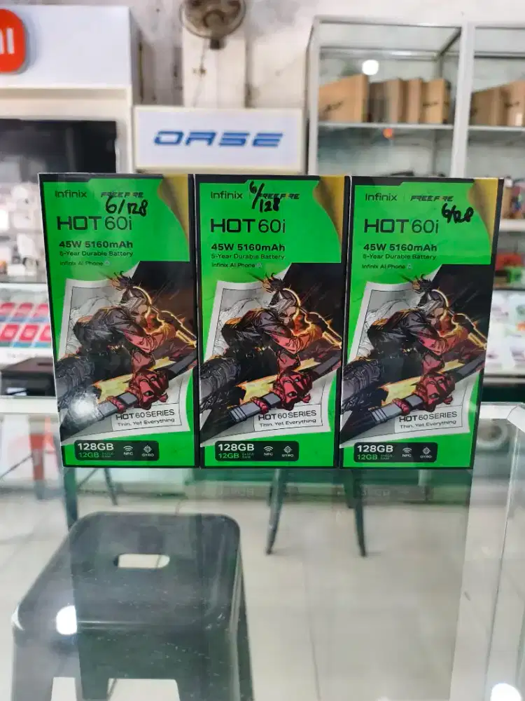 Infinix Hot 60i 6/128GB Garansi Resmi Baru