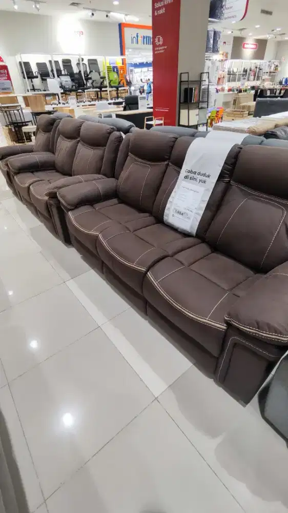 Promo Murah Sofa Set Reclining