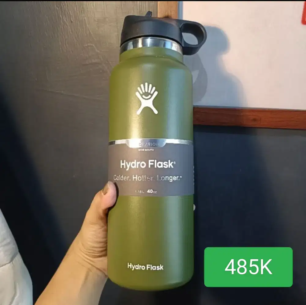 Tumbler botol minum Hydro flask army stainless steel 40 oz