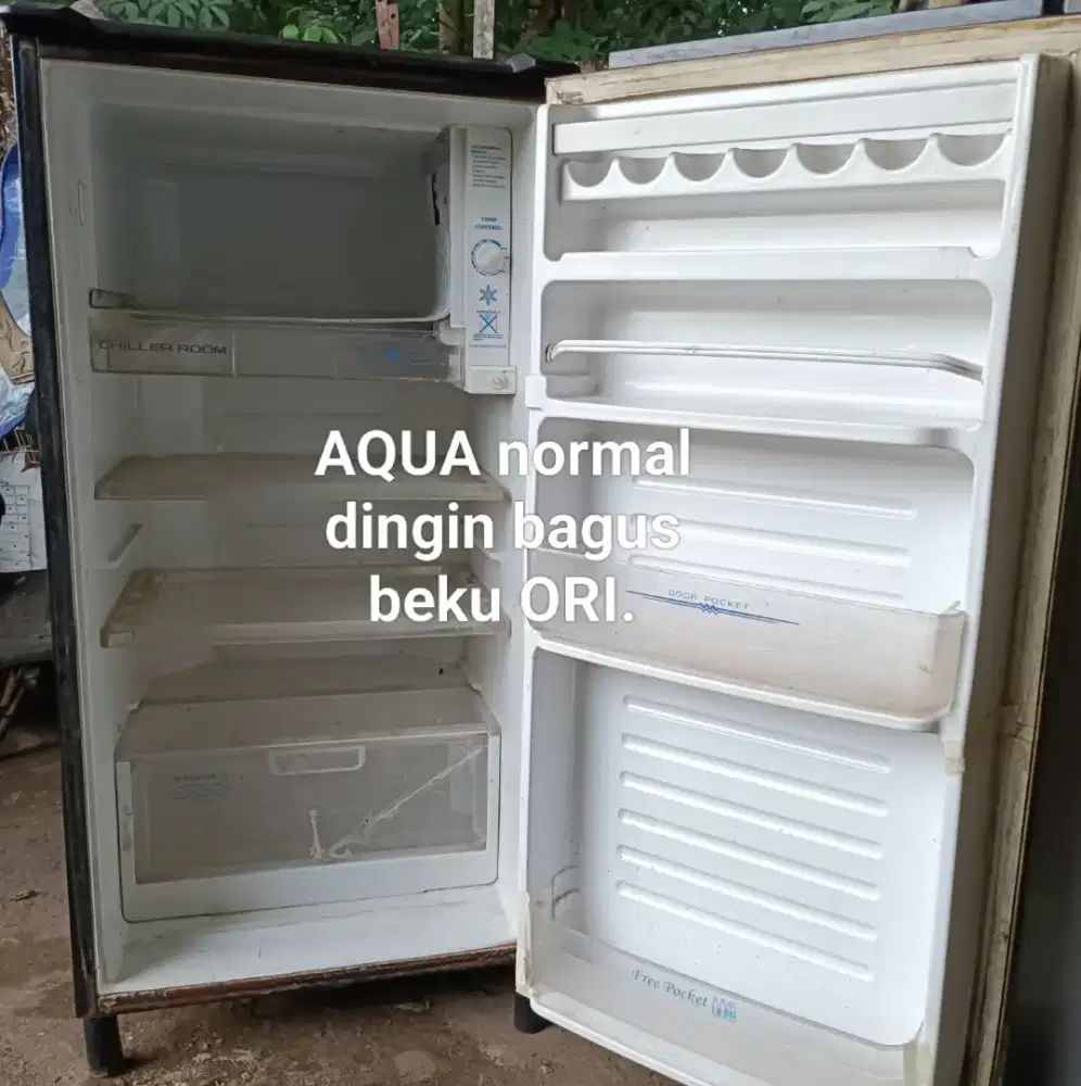 Kulkas Aqua normal dingin bagus beku