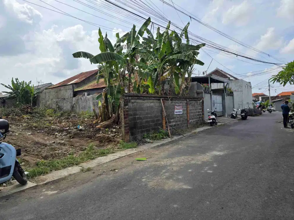 Jual Tanah Kavling Luas mulai 111m² Lokasi Bisa Hook Strategis Lokasi Jln Gunung Agung Denpasar Barat.