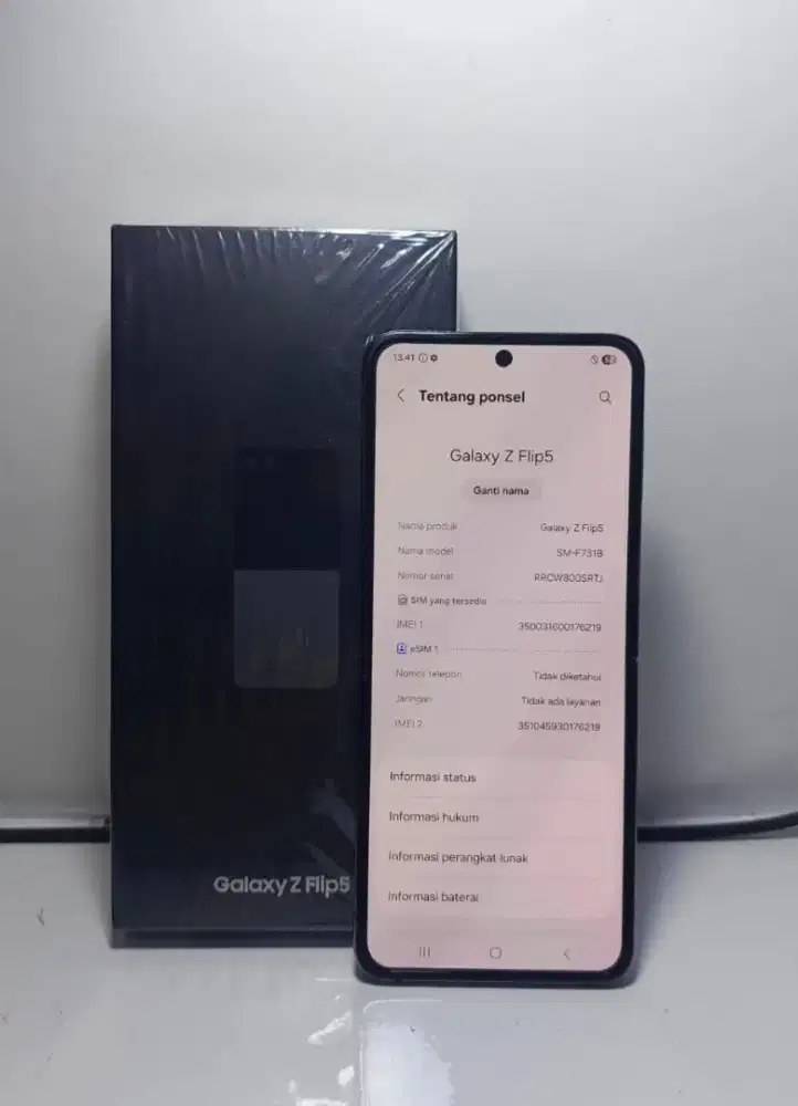 SAMSUNG Z FLIP 5 5G RAM 8/512GB ORIGINAL SEIN MULUS FULLSHET SIAP PAKE