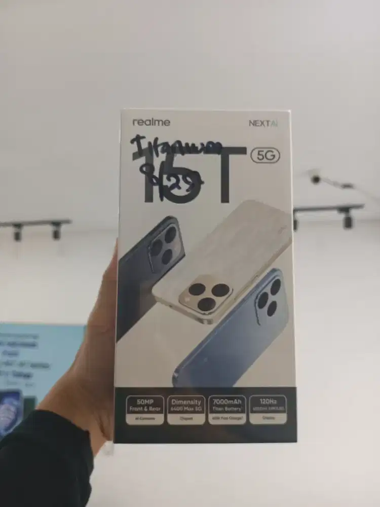 Realme 15T 8/256 New Garansi Resmi Promo Bandung