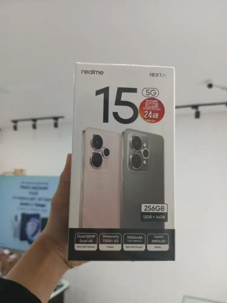 Realme 15 5G 12/256 New Garansi Resmi Promo Bandung