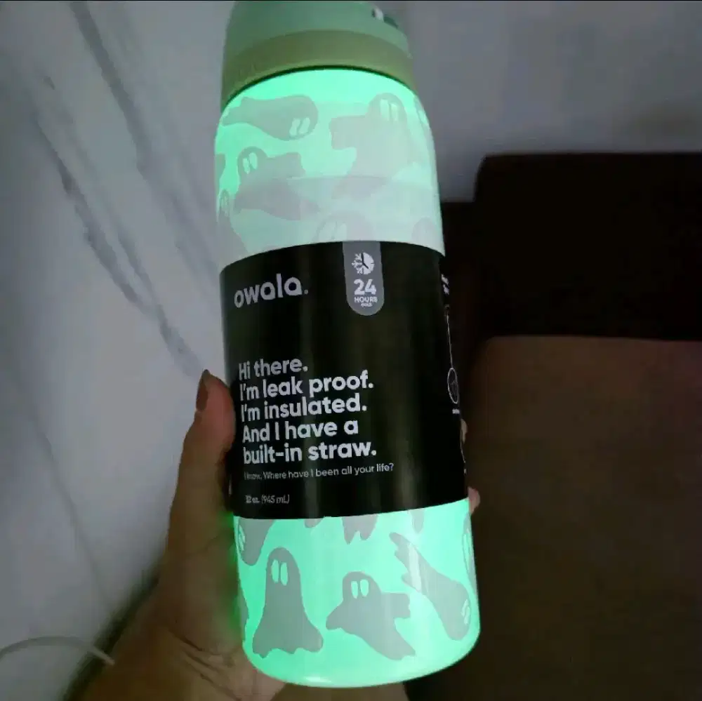 Tumbler botol minum owala halloween stainles steel 32 oz