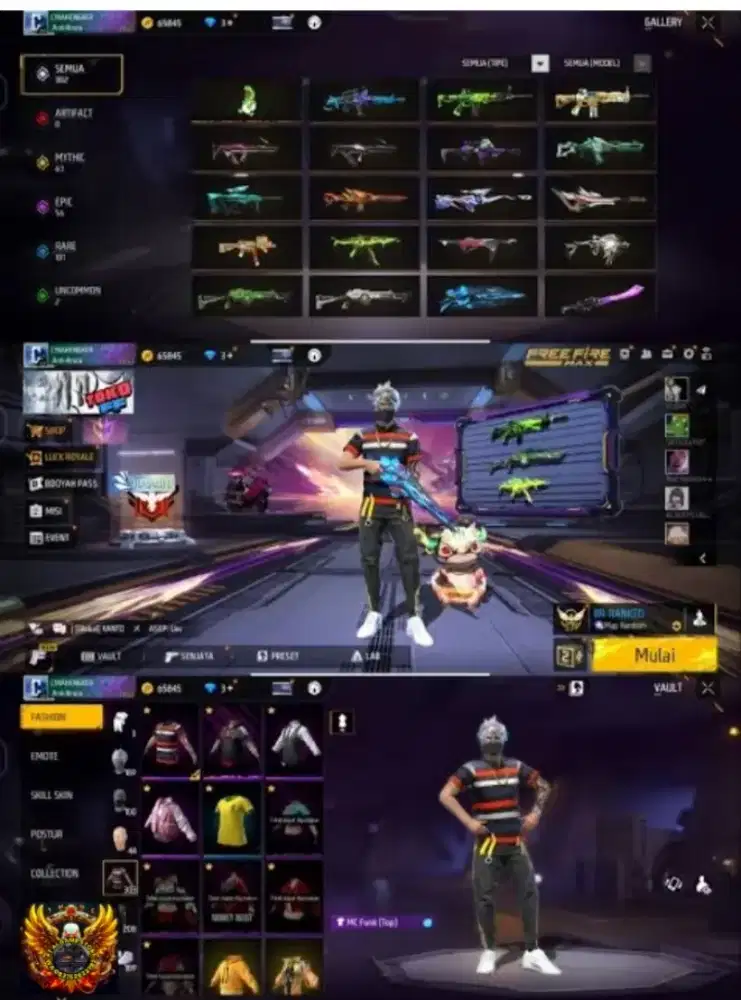 TOKO JUAL BELI AKUN FF FREE FIREE AMANAH