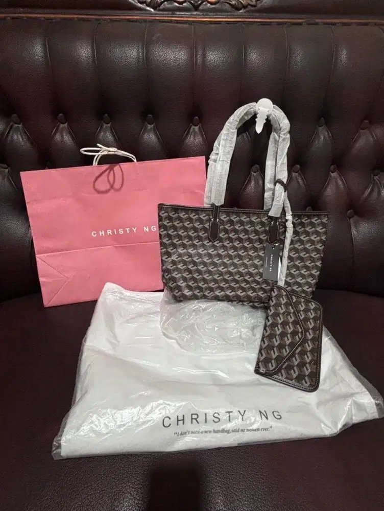 Christy NG Russo Medium Tote Bag Chestnut brown Original