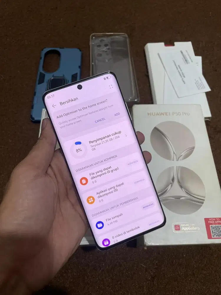 Huawei P50 ram 8/256 garansi resmi mulus fullset original