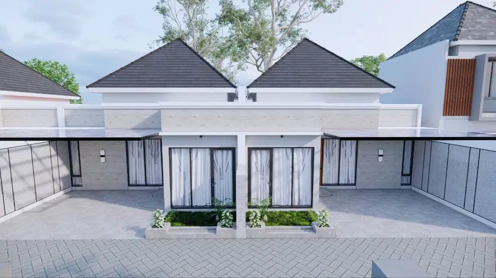 Perumahan Modern 900 Jt-an di Jl Raya Tajem, 12 menir ke UPN Yogykarta