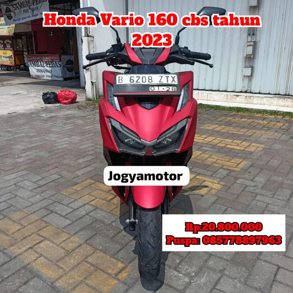 (B) honda vario 160ncbs 2023 cash credit