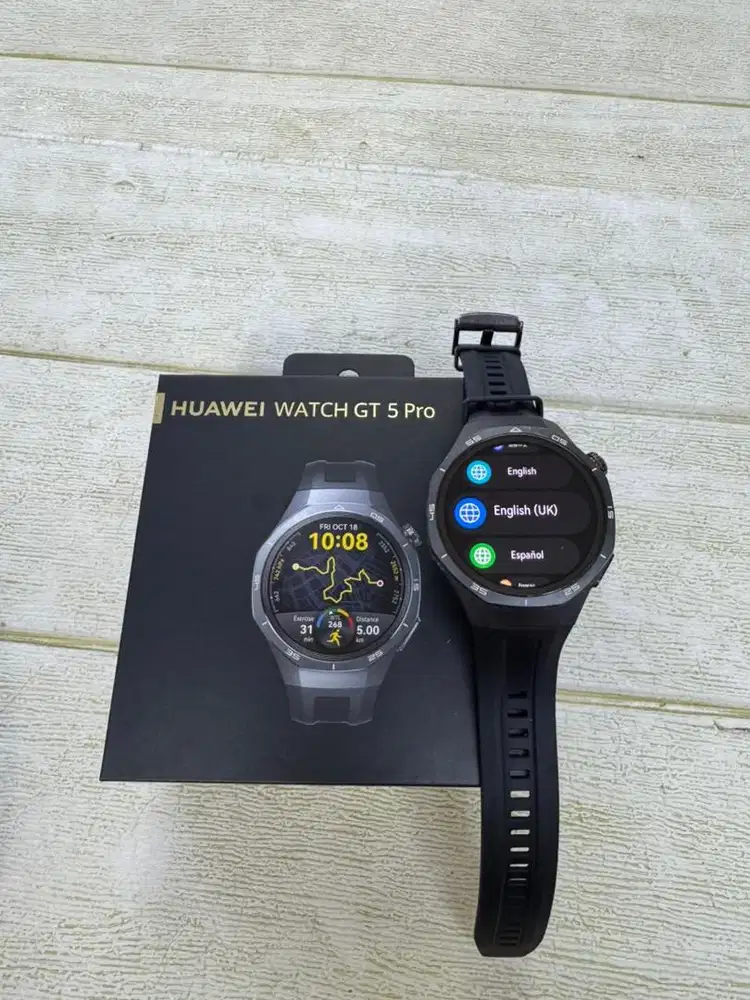 Huawei watch GT 5 pro 46mm black original ex resmi
