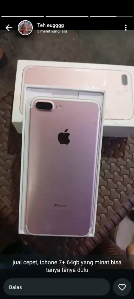 iPhone 7+ 32 GB jual cepet