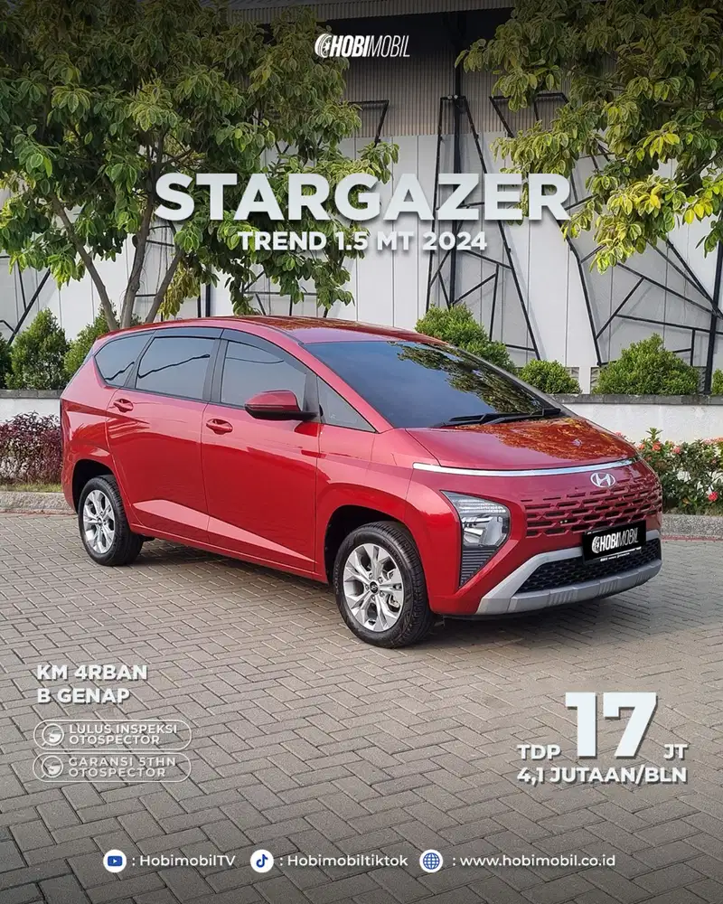 Stargazer Trend 1.5 MT Thn 2023 Pemakaian 2024