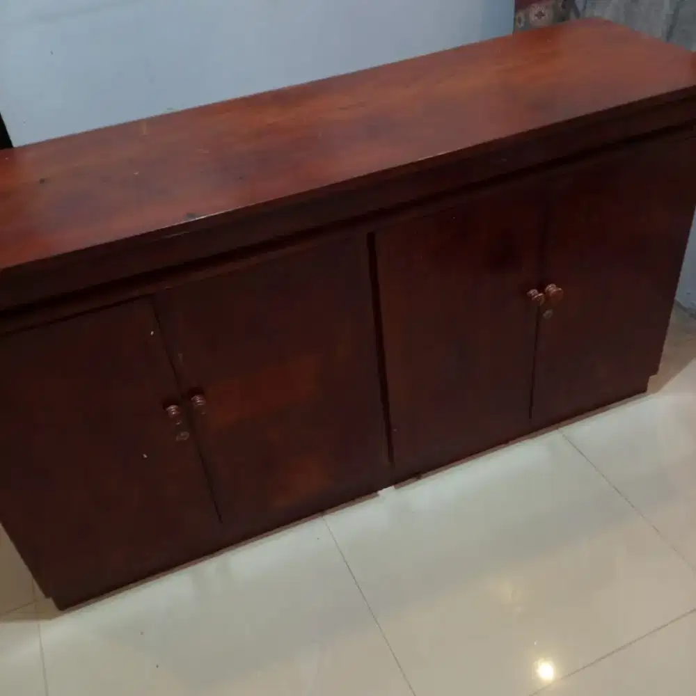 Jual Murah Lemari Buffet Kayu Jati Asli