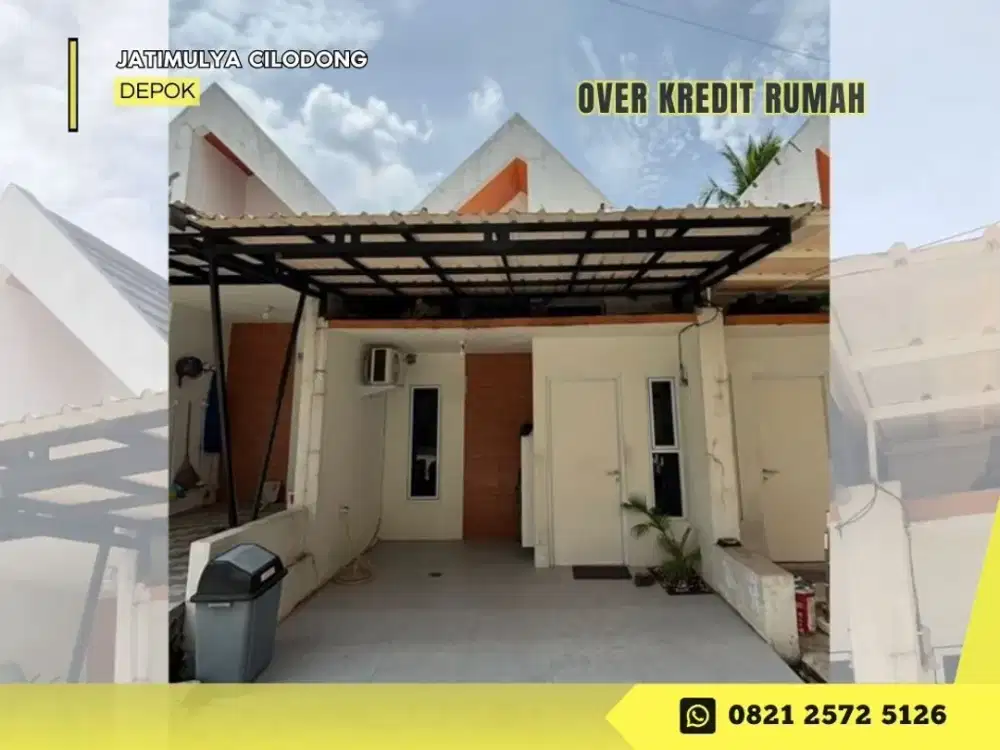 Jual Over Kredit Rmh 59JT dkt Alun alun GDC di Jatimulya Cilodong Depok