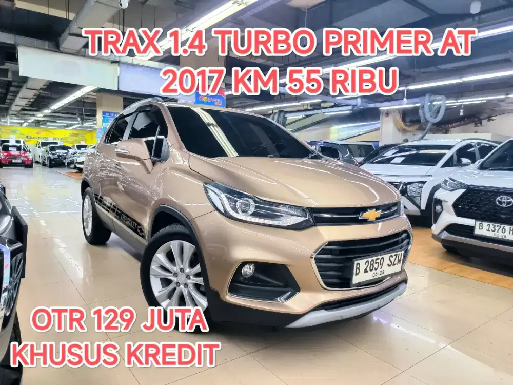 KM 55 RIBU CHEVROLET TRAX 1.5 TURBO PRIMER AT 2017 KONDISI ISTIMEWA