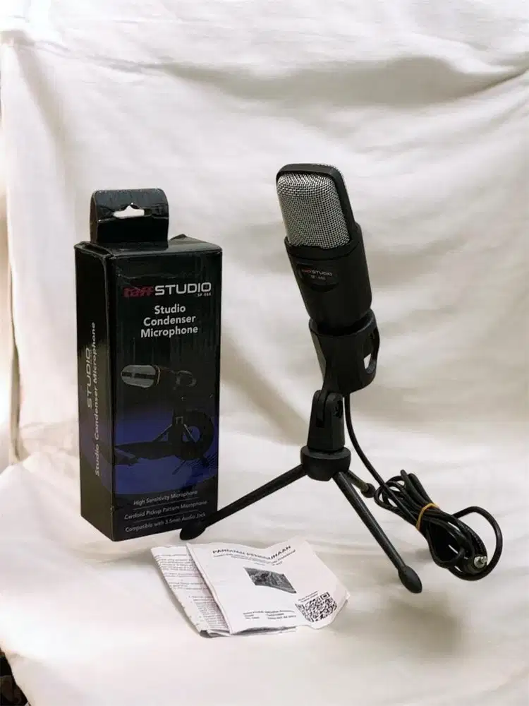 Microphone Mic Condenser Taff Studio Like New Mulus Normal