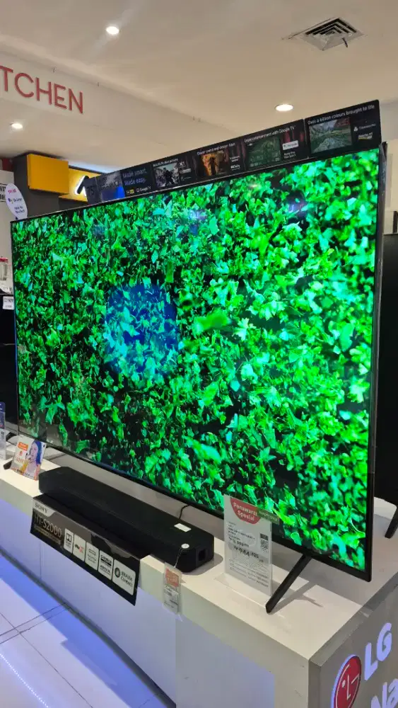 Ready stok tv 75 inc sony google tv