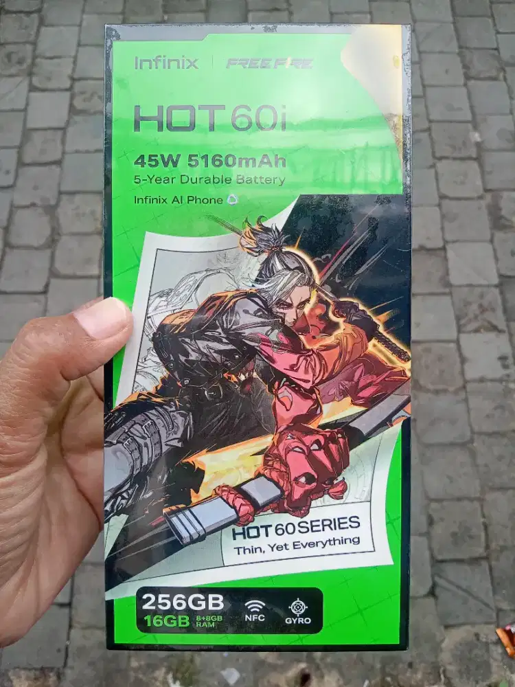 New Infinix hot 60i ram 8+8/256 gb