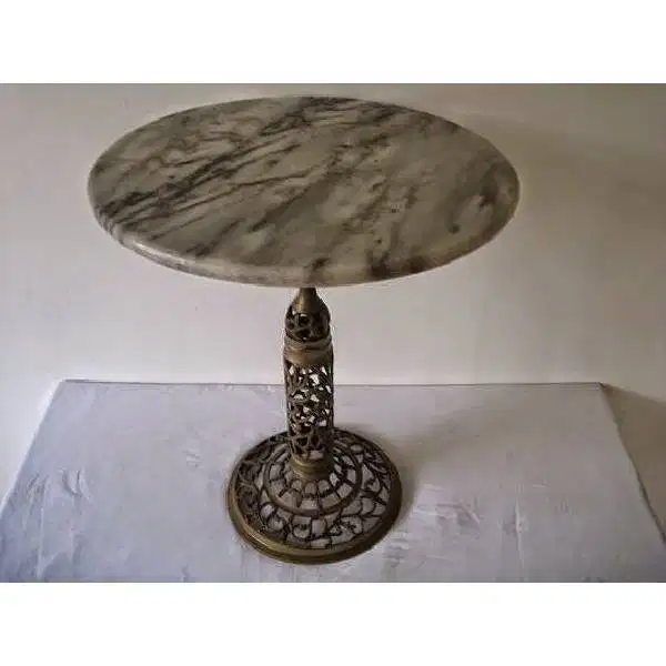 Art deco - Art Neuvou Meja telpon marmer antik ornamen bunga- bunga