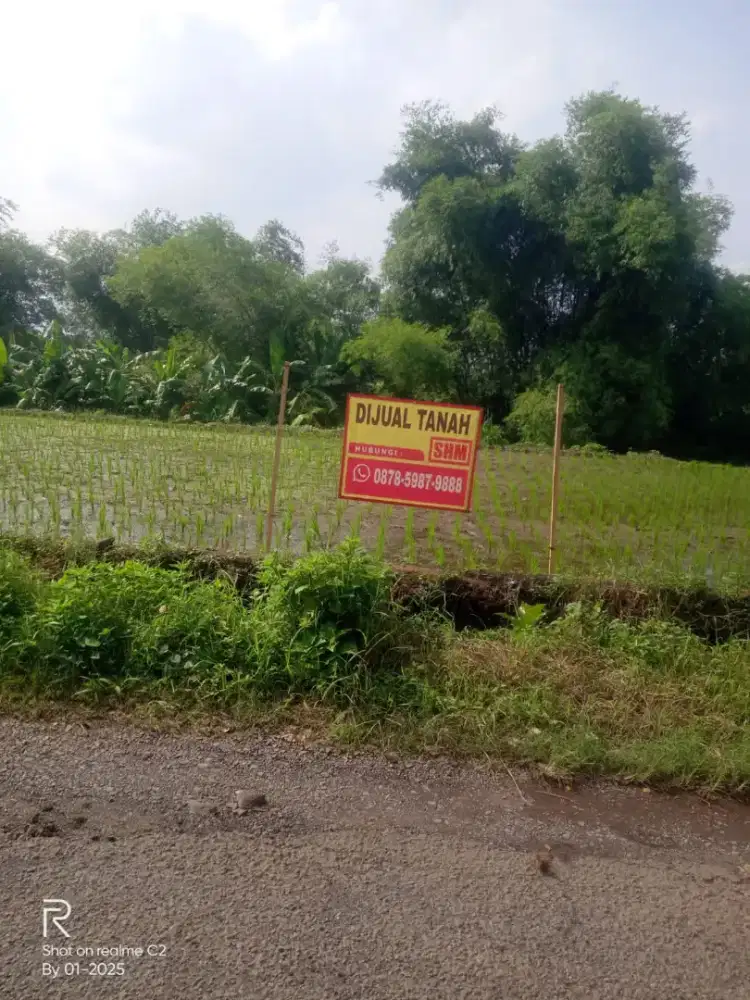 Tanah Dijual Tunggul Wulung dekat lesehan Pak Sholeh
