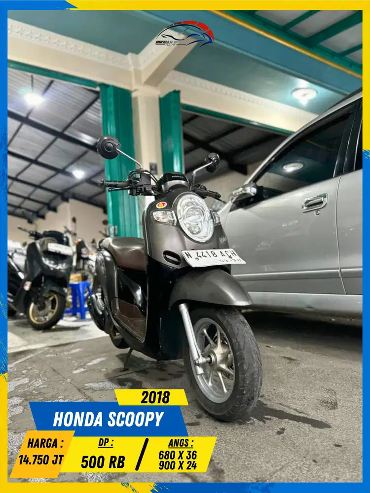 HONDA SCOOPY 2018 MURAH MERIAH MASZEHH HIKMAH MOTOR KEPUH