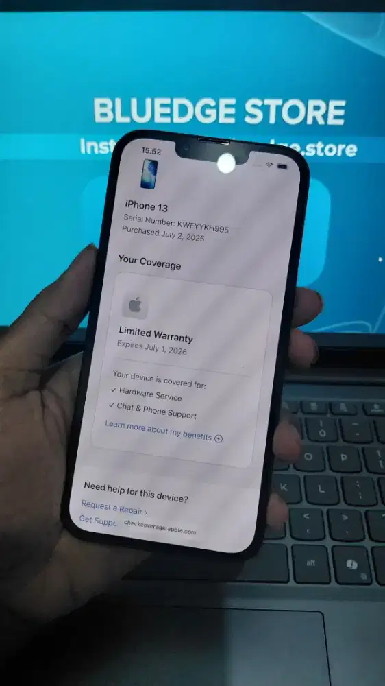 Iphone 13 (Garansi On)128gb Midnight