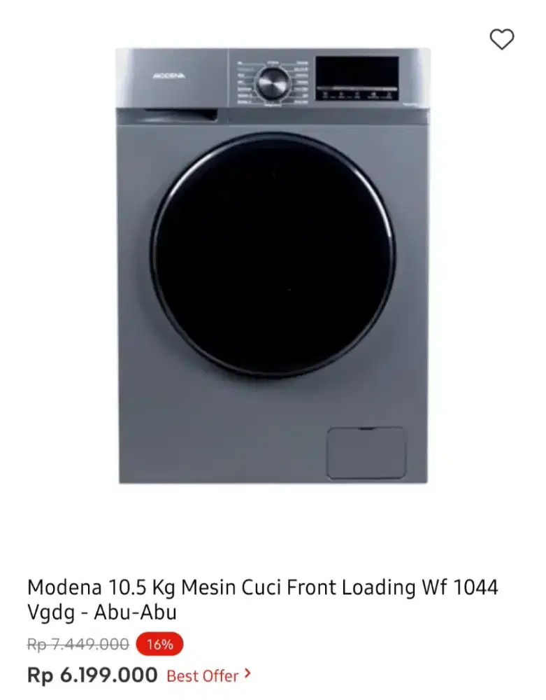 WM FRONT LOAD MODENA 10KG