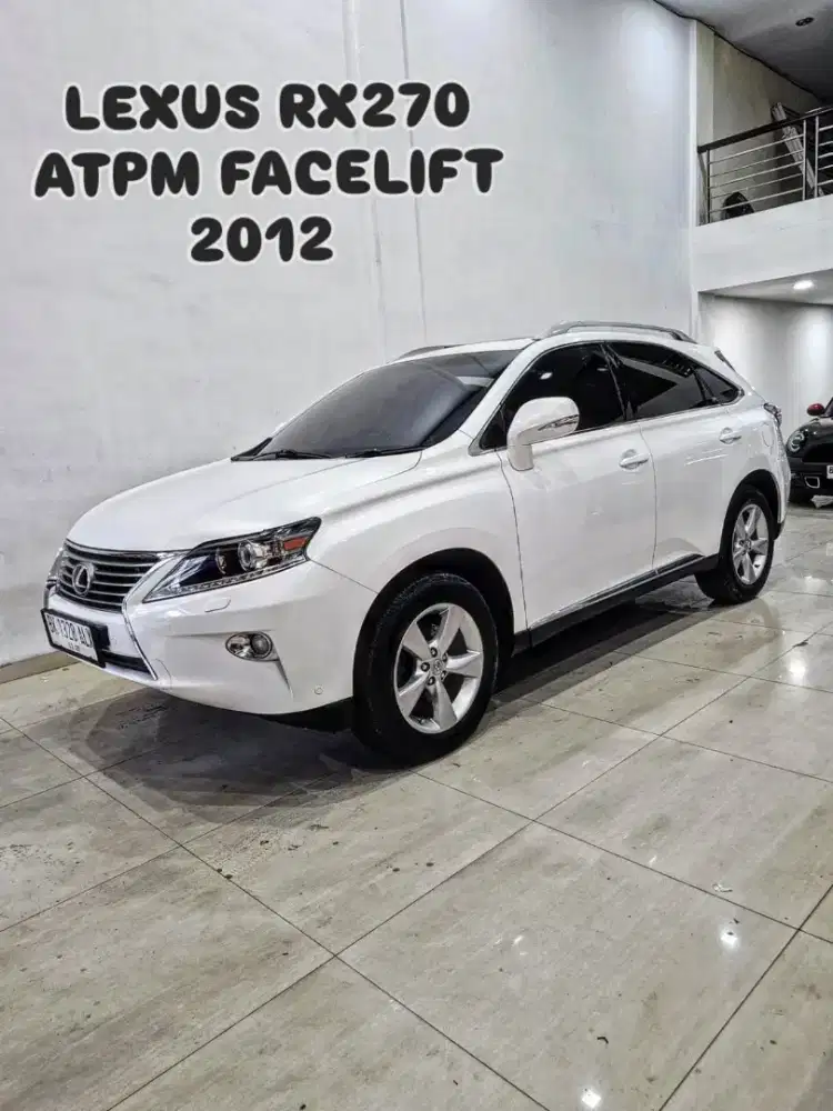 Lexus RX 270 ATPM A/T 2012 / 2013 rx270 putih harrier 2014 x3