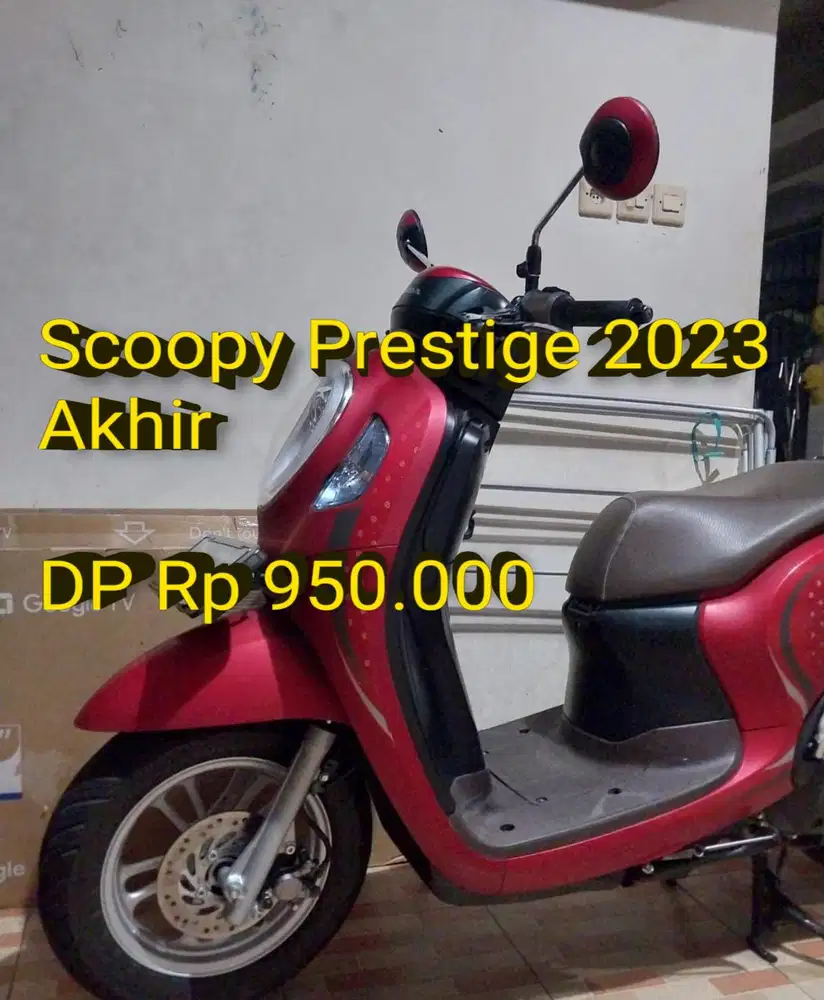 Scoopy 2023 Akhir. Keyless. Pajak Panjang. Like New. Cash/Kredit/TT