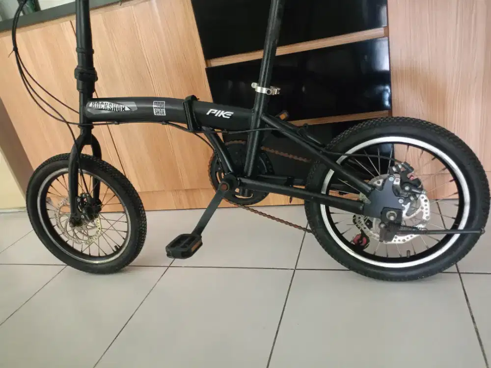 sepeda lipat uk 16 lama di taro jual cepet aja