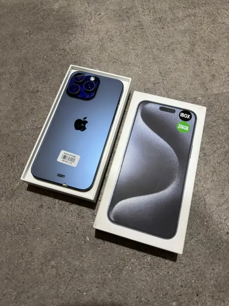 READY Iphone 15 Promax Natural Tittanium 256GB Second Unit Ibox