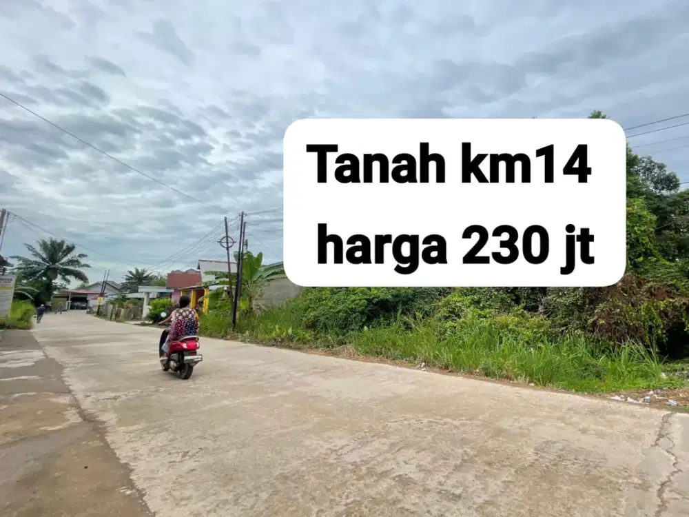 jual tanah area KM14 palembang DEKAT DANAU TANAH MAS