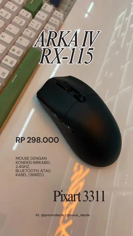 Rexus Mouse bluetooth Arka IV RX-115