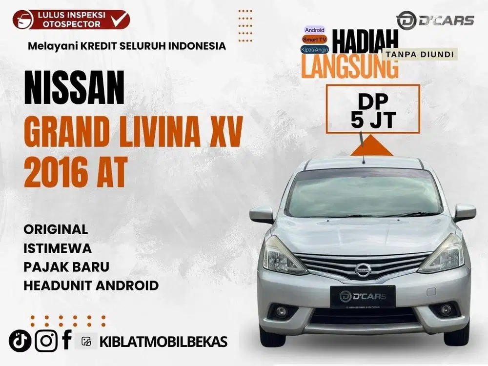 NISSAN GRAND LIVINA XV 2016 MATIC FACELIFT ORIGINAL