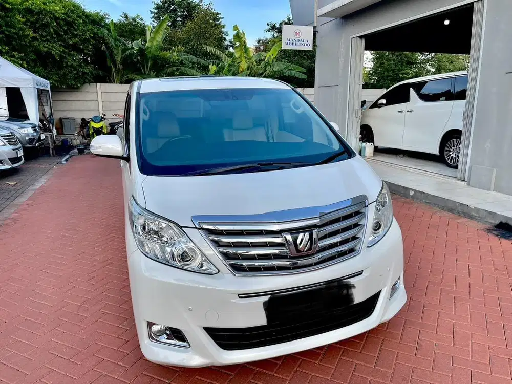 Toyota Alphard 2.4 G ATPM 2013 AT super white