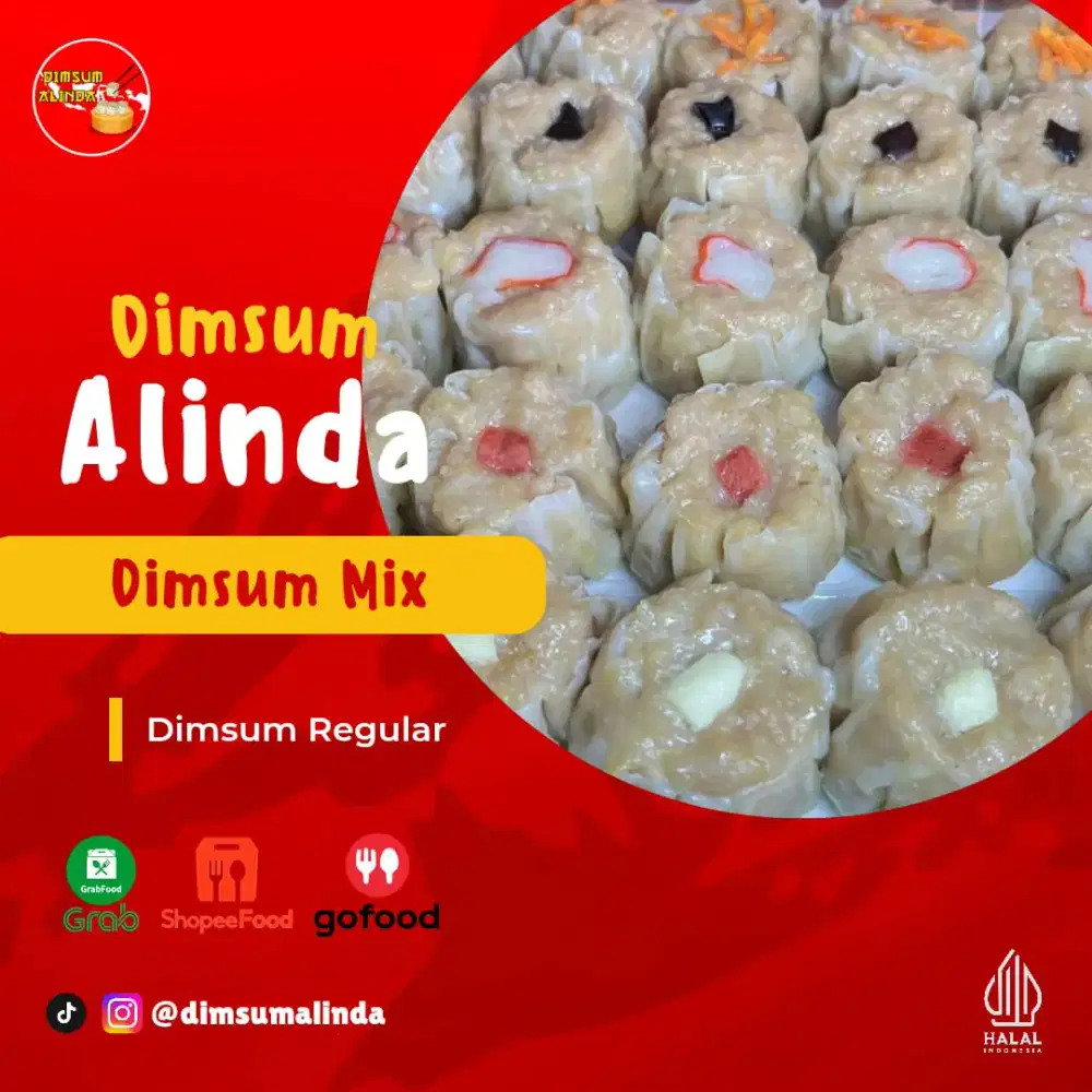 Dimsum regular isi 100 pcs - Untuk Dijual lagi - Pabrik dimsum alinda