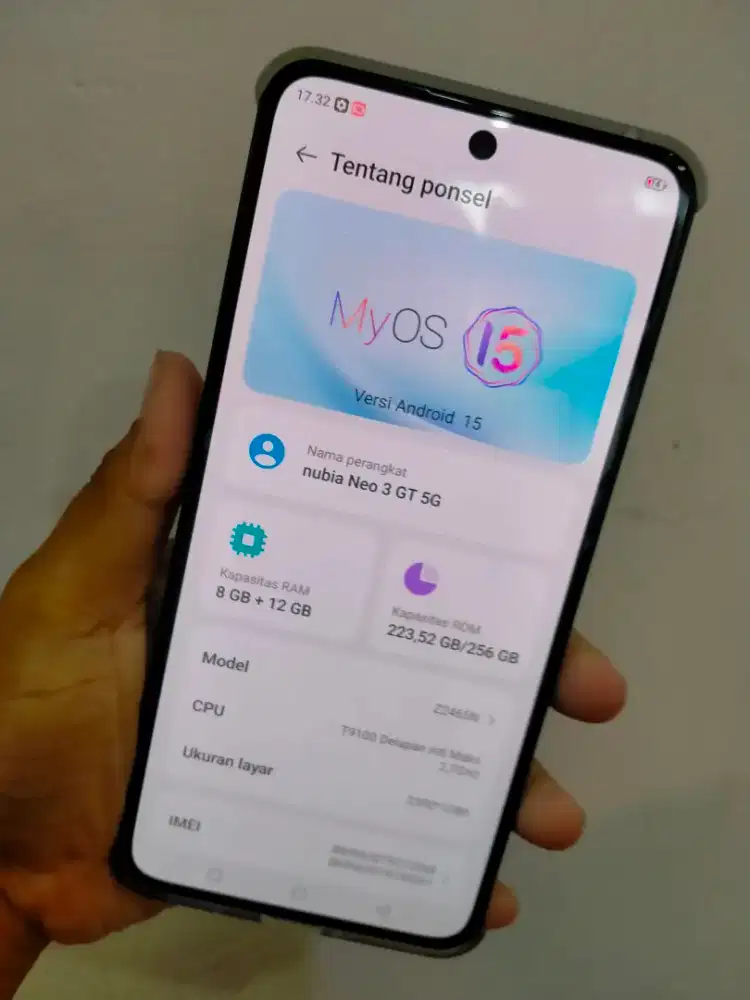 HP NUBIA 3 GT 5G RAM 8+12/256GB