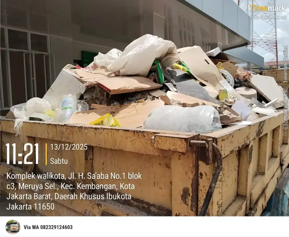 Jasa angkut puing dan sampah