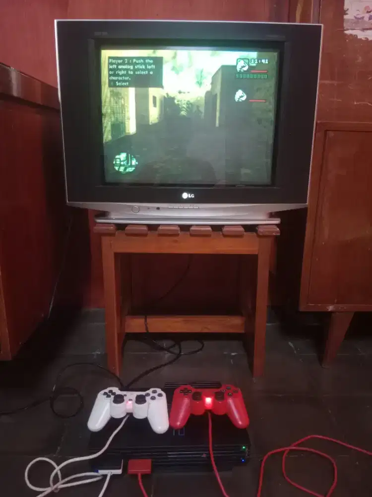 TV tabung LG + PS2 FAT
