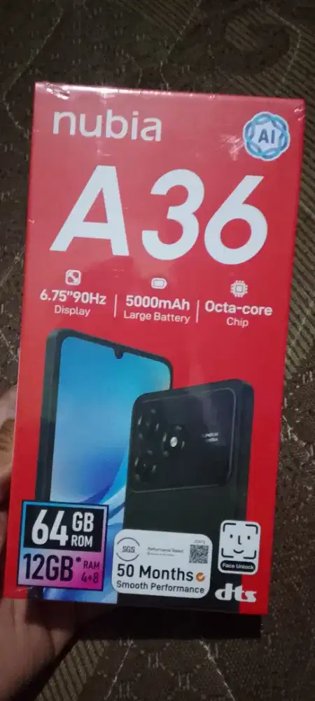 Nubia A36 Ram 4+8/64gb