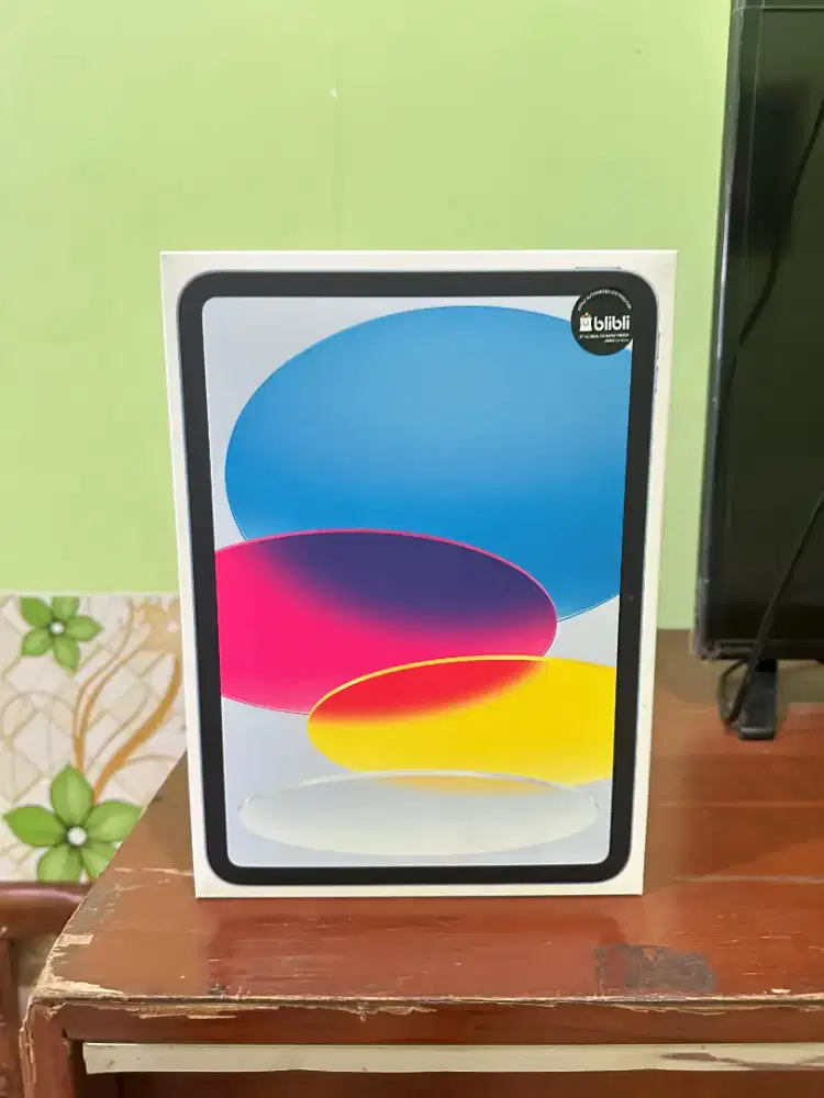 iPad 11 (A16) 128Gb Biru Wifi Only Baru, Segel & Garansi Resmi iBox