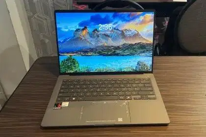 Asus Zenbook A14 super mulus like new baru pakai 6 bulan bobot 800gram