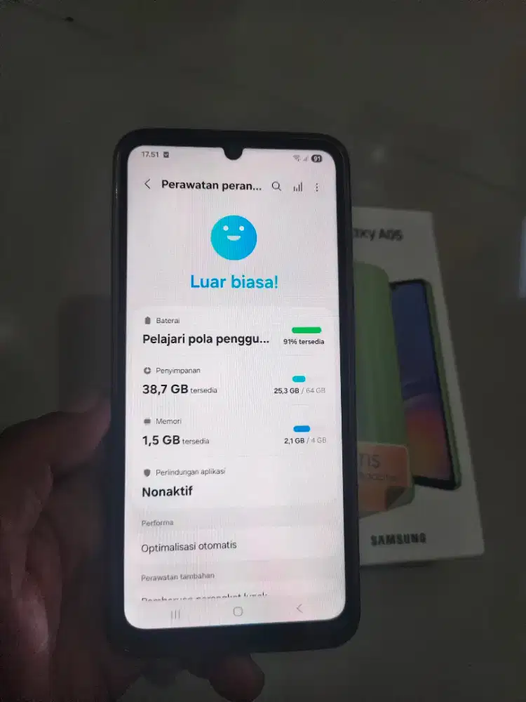 Samsung Galaxy A05 Lengkap Ori