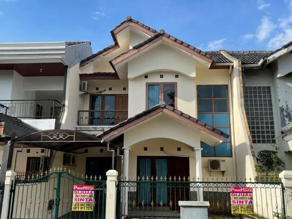 Dijual Rumah 2 Lt Gardenia Estate - Ciputat. Lokasi Strategis