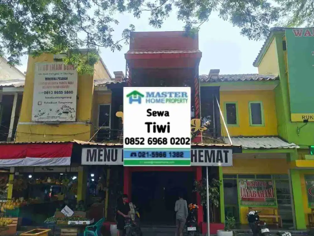 Disewakan ruko dua lantai bundaran satu citra raya Tangerang